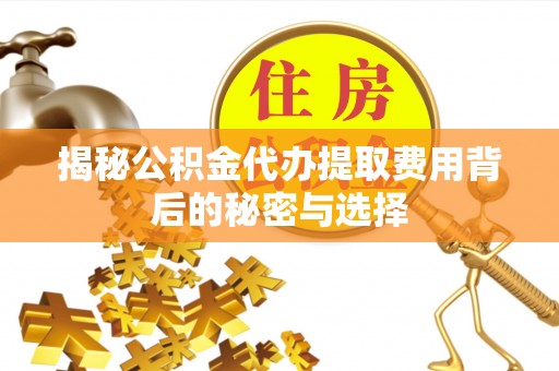 顺德揭秘公积金代办提取费用背后的秘密与选择