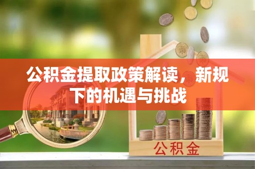 顺德公积金提取政策解读，新规下的机遇与挑战