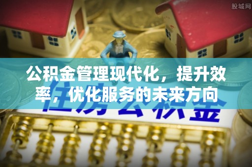 顺德公积金管理现代化，提升效率，优化服务的未来方向